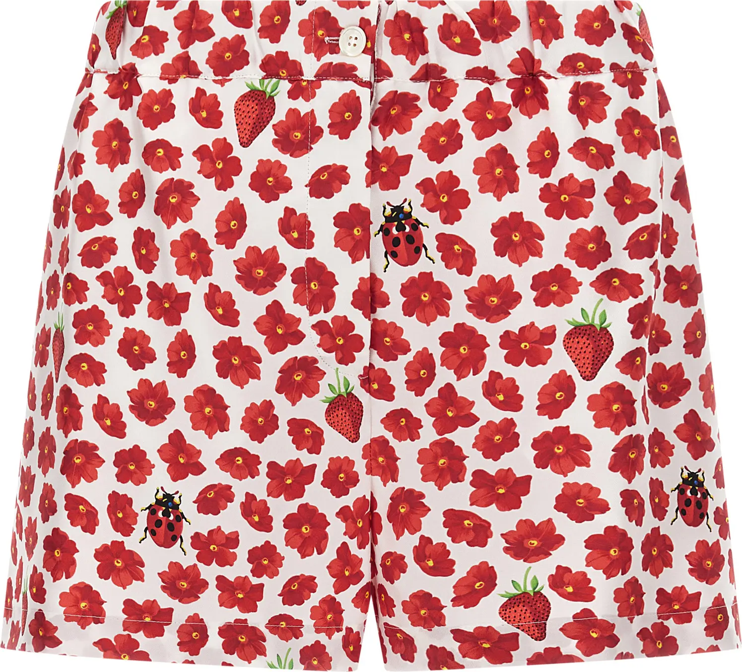 Bermuda Shorts Versace Strawberry Garden