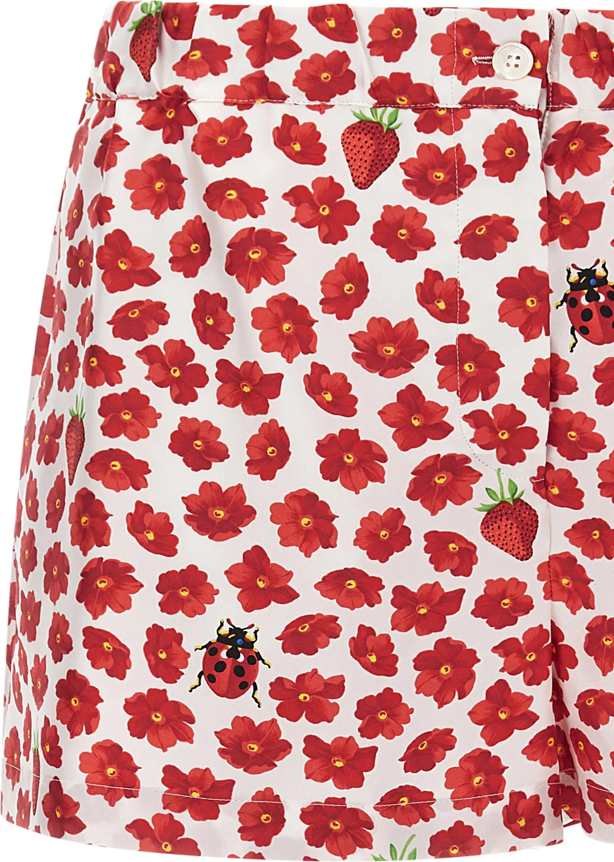 Bermuda Shorts Versace Strawberry Garden