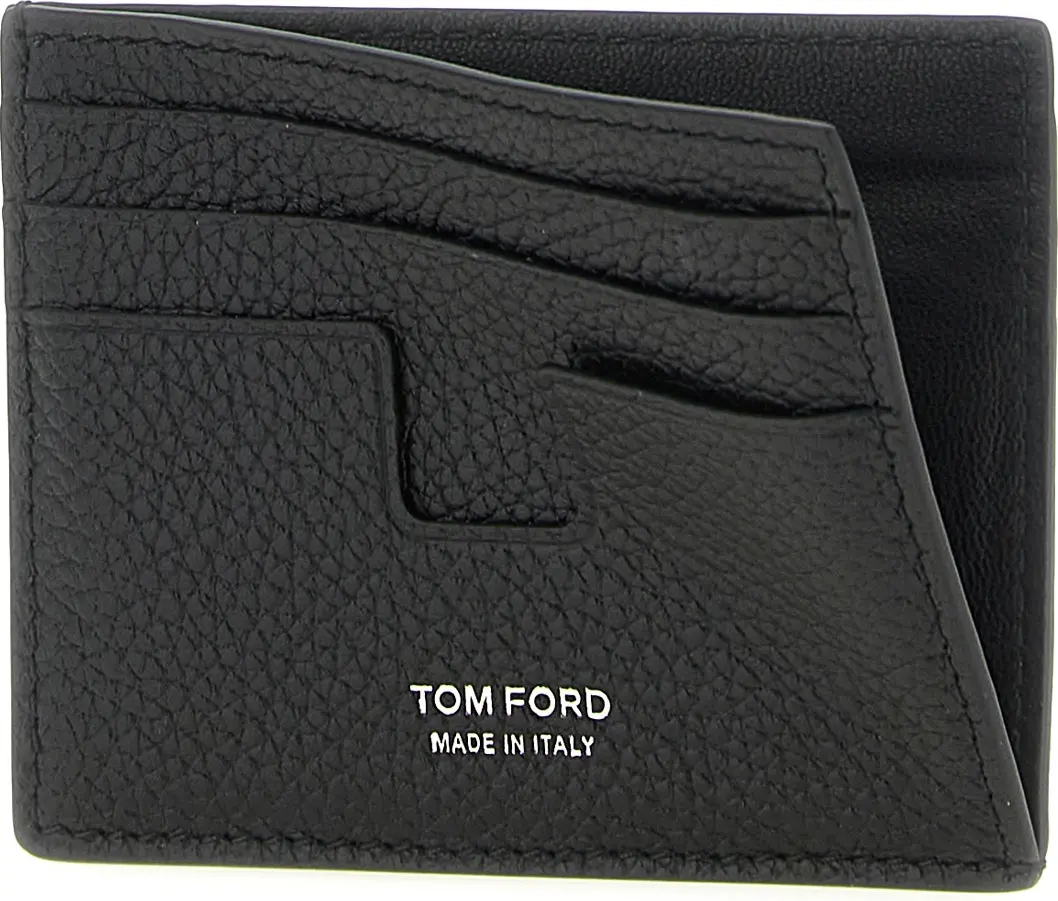 Black Calfskin Cardholder Tom Ford