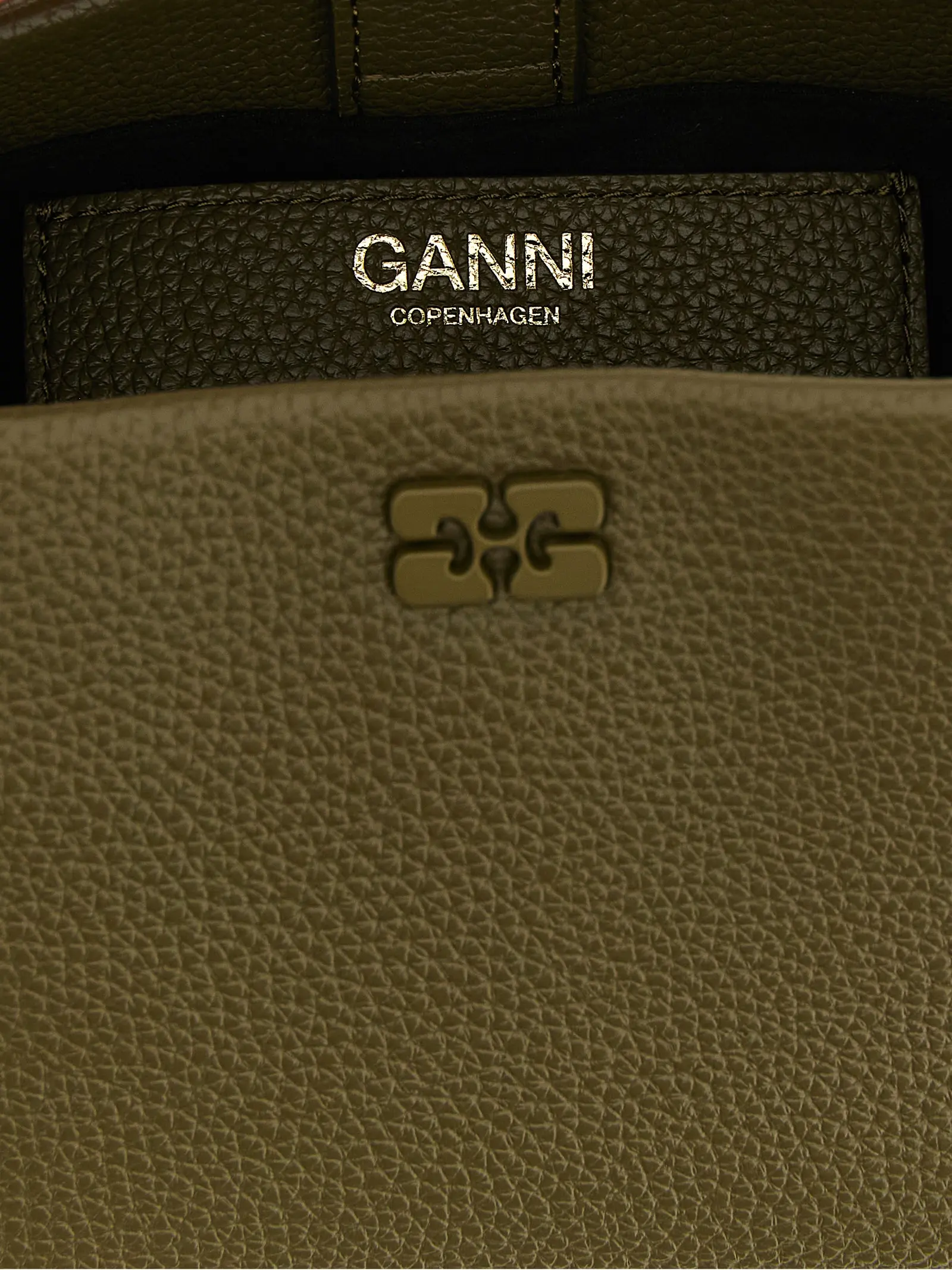 Ayol sumkasi GANNI Bicolor Polyester sumkasi