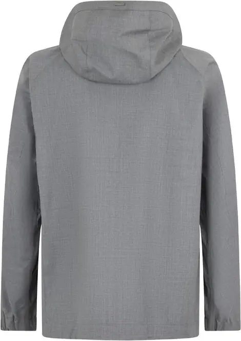 Jacket Gray Virgin Wool Shell Jacket