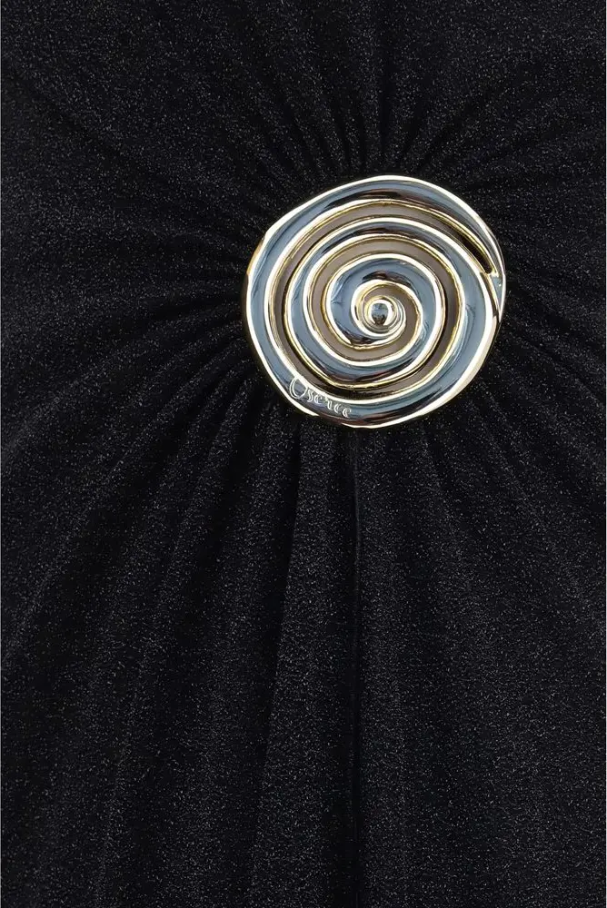 Cocktail Dress Oséree Black Polyamide