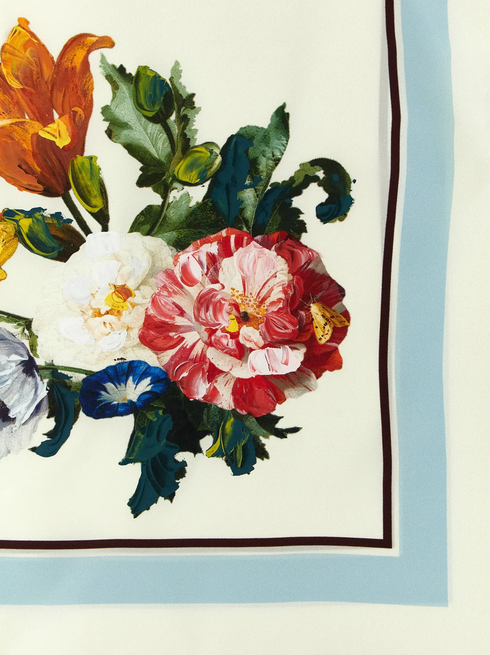 Accessory Maison Margiela White Silk Scarf