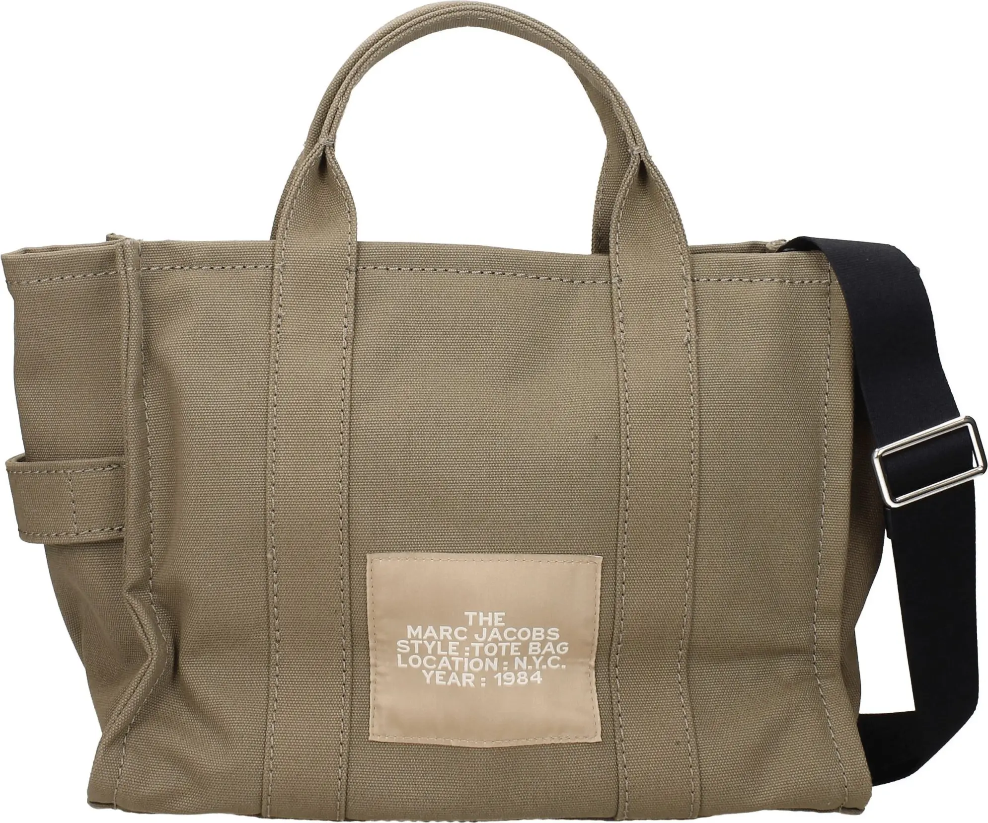 Зеленая тканевая сумка The Marc Jacobs