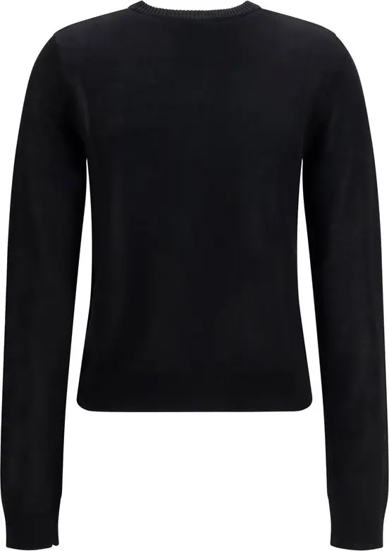 Cardigan GANNI Black Cotton Cardigan