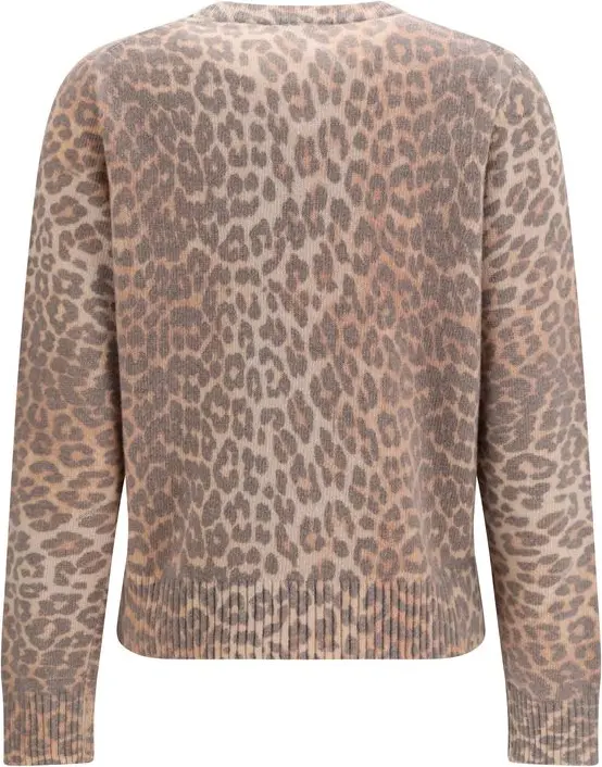 GANNI yo'rgakli shimlar bilan yozilgan sweatshirt