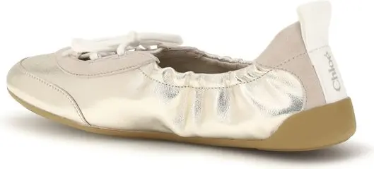 Silver Calf Leather Bos Taurus Sneakers Chloe