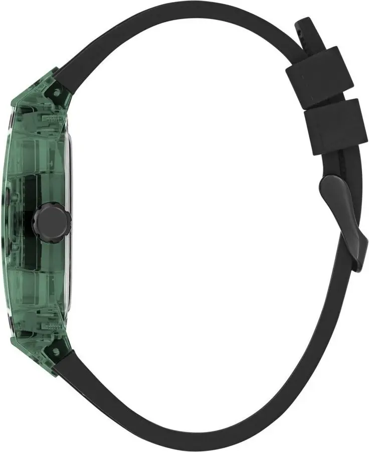 GUESS Black Synthetic Sport Watch