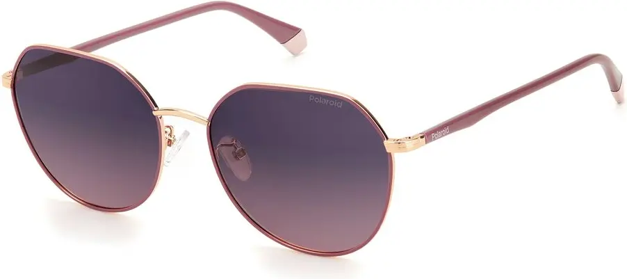 Sunglasses Polaroid Rose Gold Metal