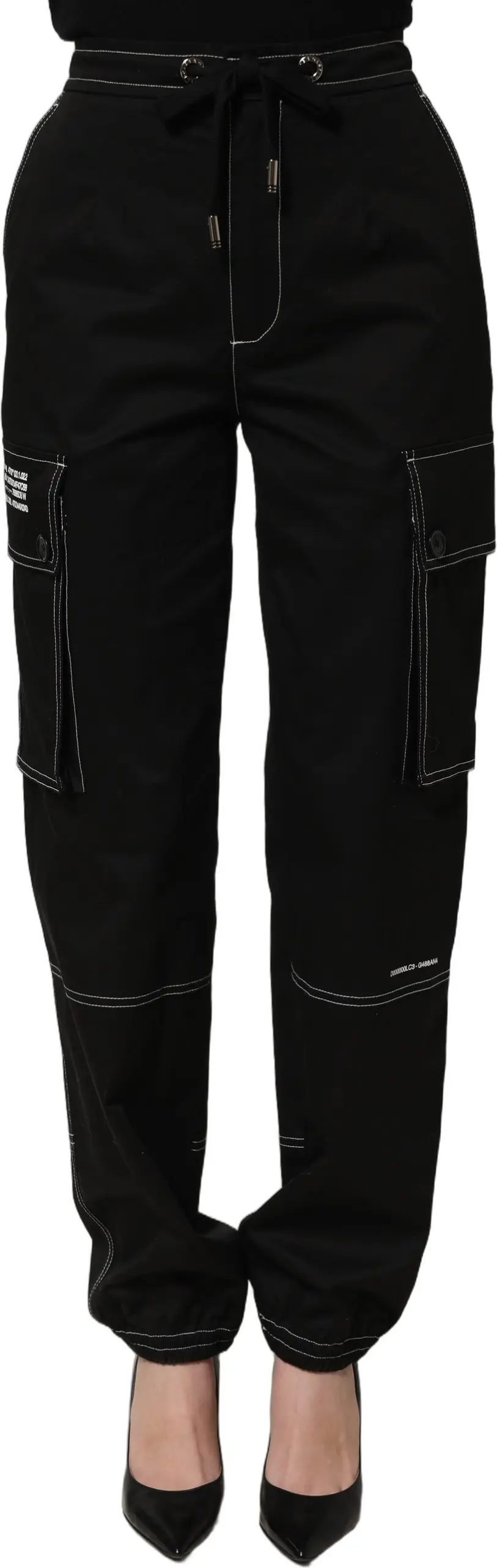 Cargo Yuqori Bel To'g'ri Shimlar Dolce & Gabbana