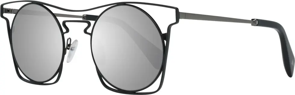 Blue Stainless Steel Sunglasses Yohji Yamamoto