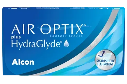 Месячные контактные линзы Alcon Air Optix Plus Hydraglyde