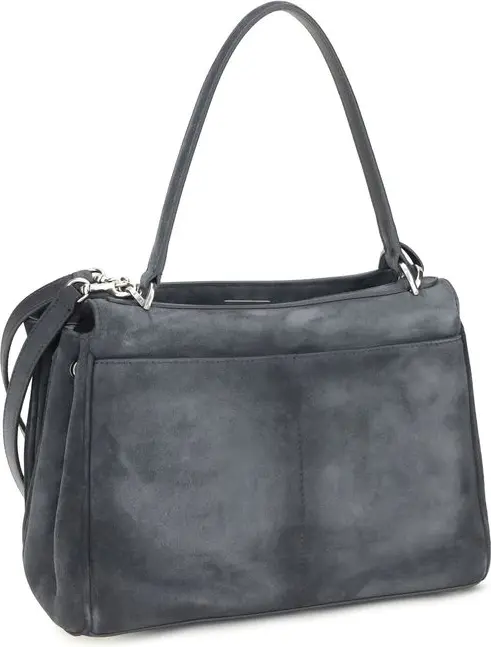 Сумка на плечо Balenciaga Серая Коровья кожа Bos Taurus