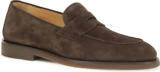Loafers Brown Calf Leather Bos Taurus