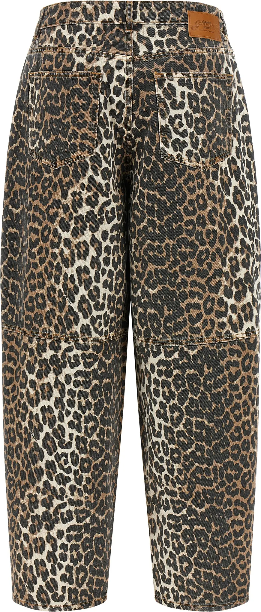 GANNI Leopard Rangi "Stary" Jinlari