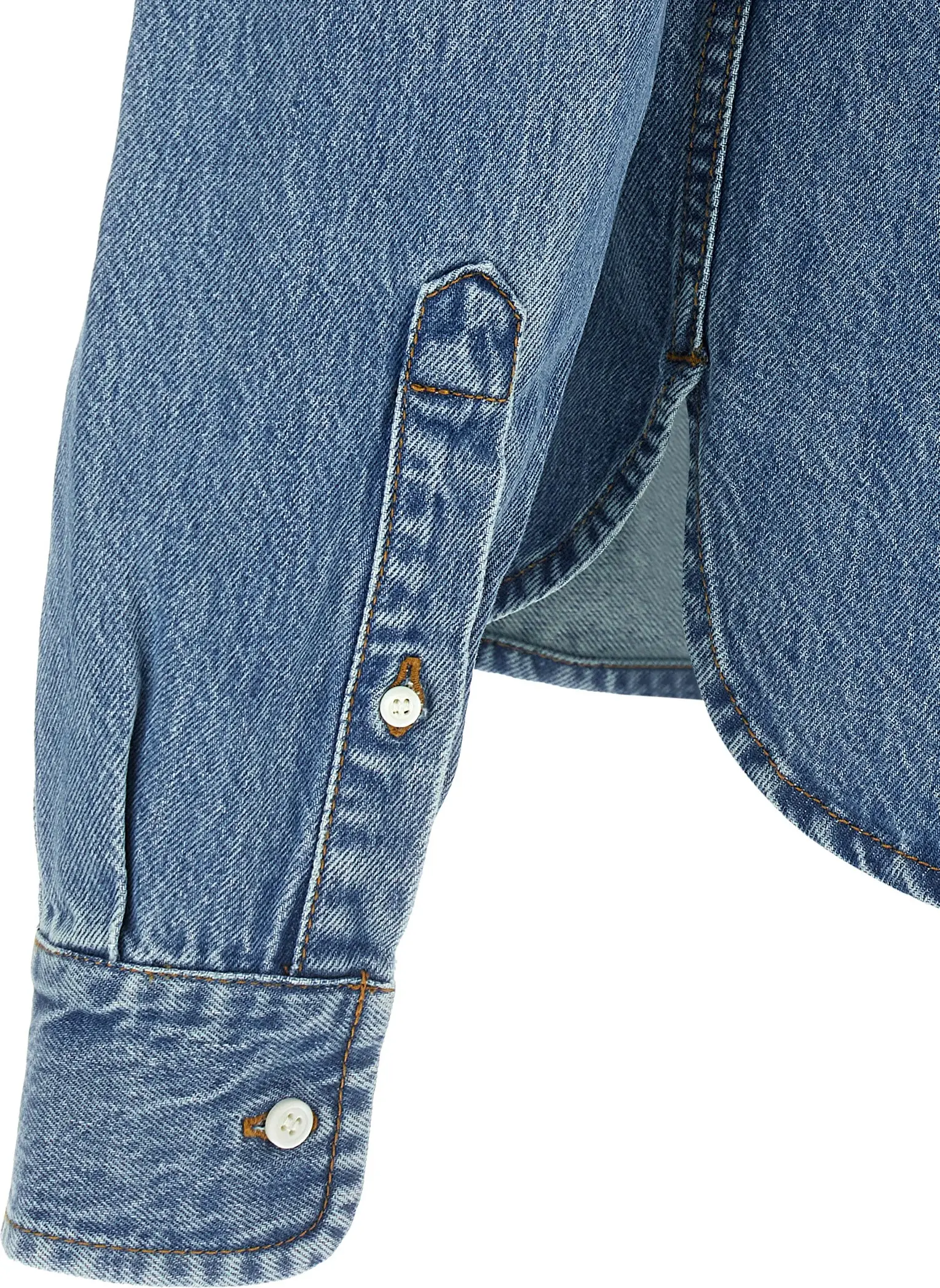 Blue Cotton Blouse Jacquemus