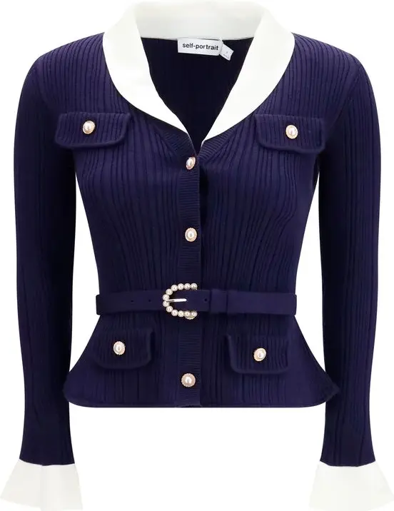 Cardigan Blue Polyamide