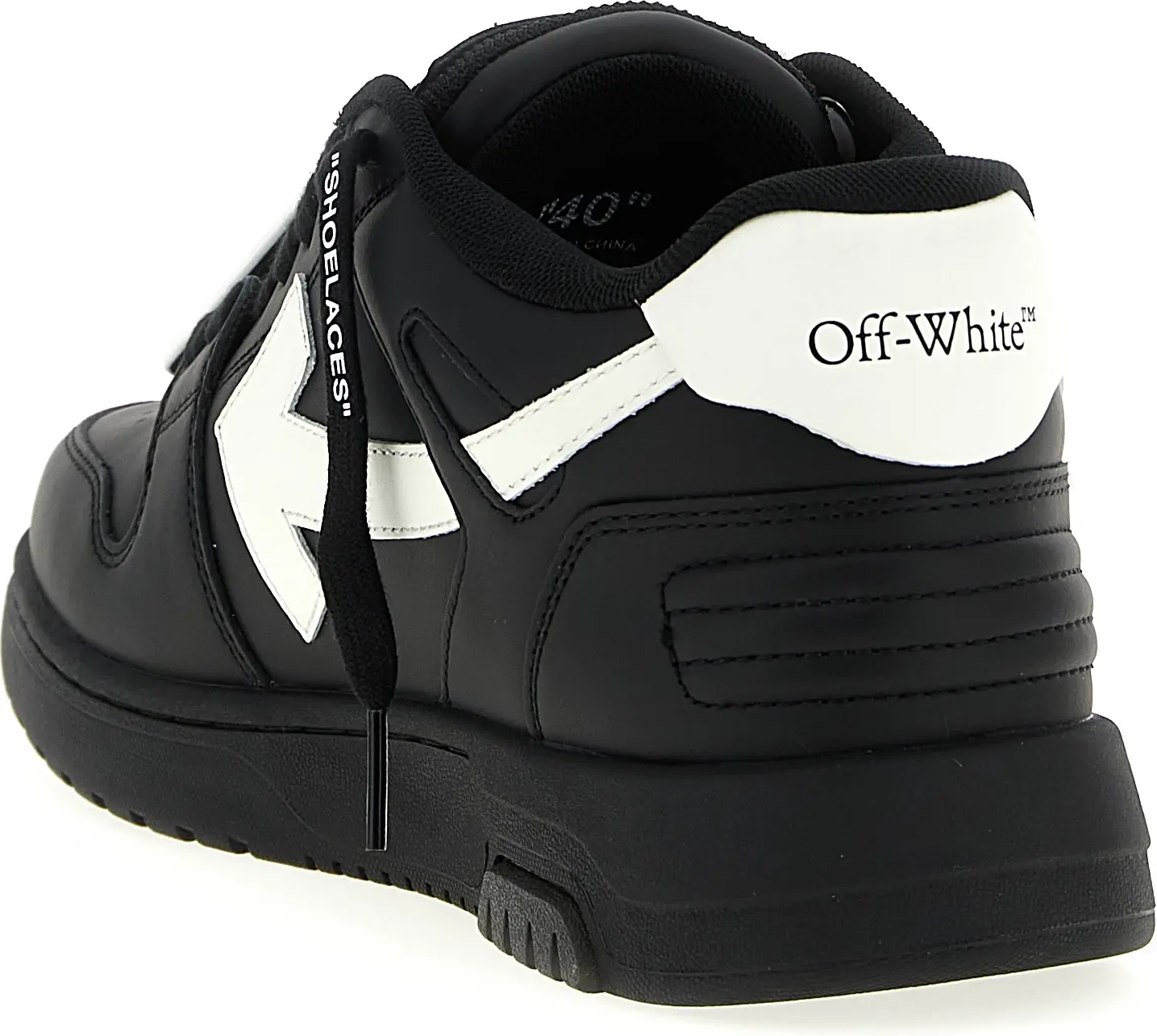 Off-White ikki rangli qayta ishlangan poliester pastki krossovkasi