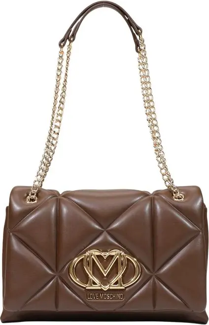 Сумка LOVE MOSCHINO Коричневая Полиуретан