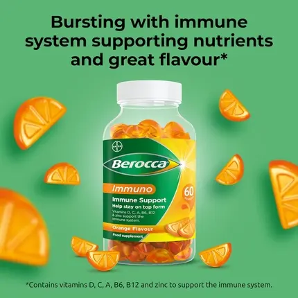 Multivitamin Gummies Berocca Orange Flavour
