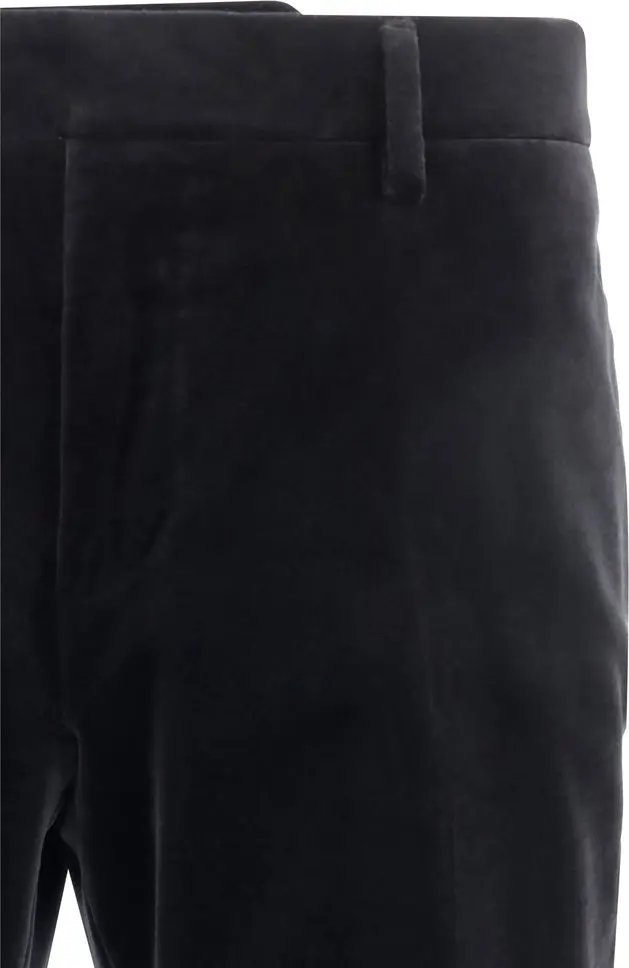 Suit Ferragamo Black Cotton Tuxedo
