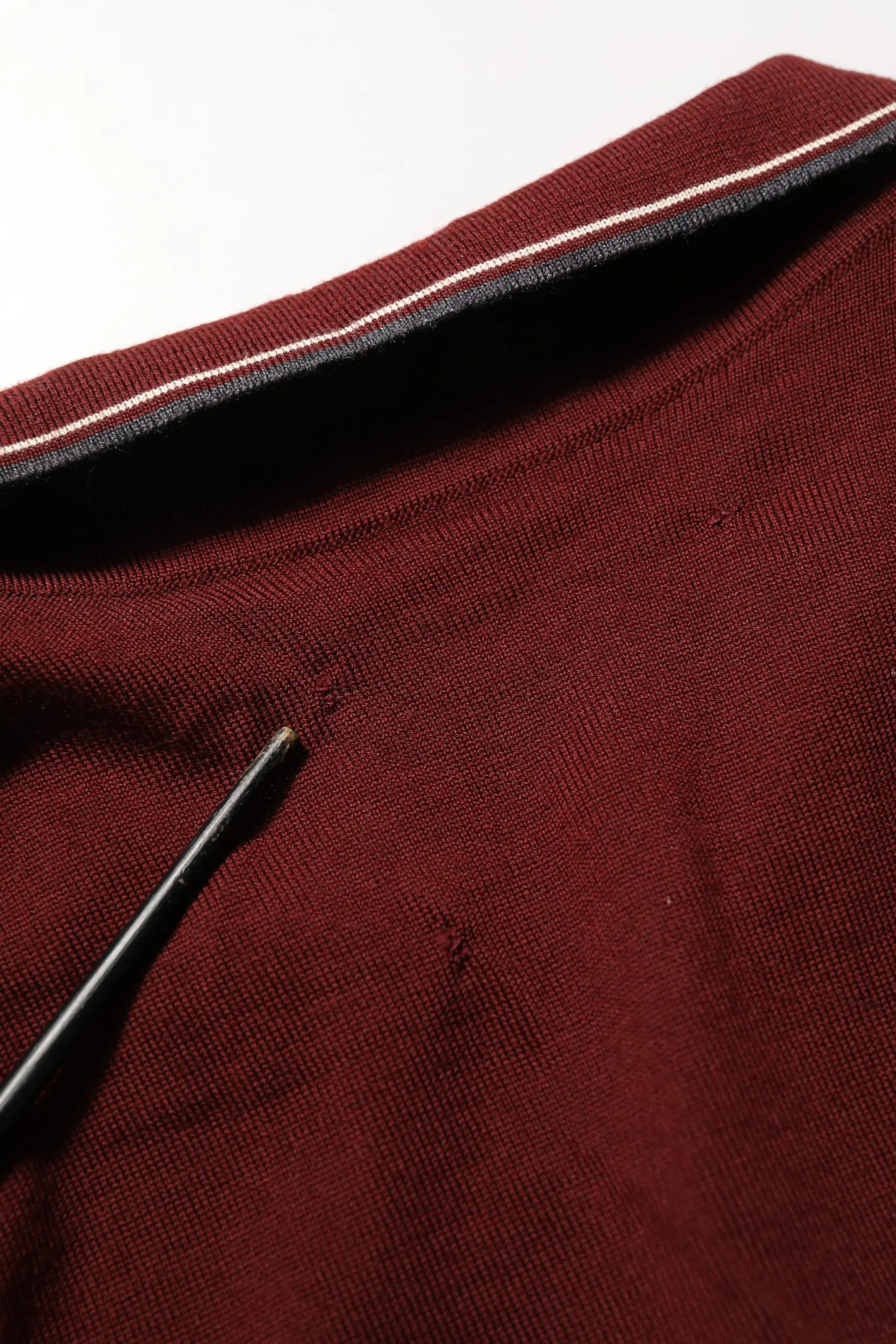 Wool Knit Henley Pullover Sweater Dolce & Gabbana