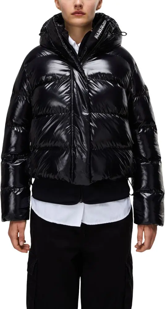Jacket Napapijri Black Recycled Polyester