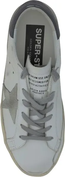 Кроссовки Golden Goose из белой козьей кожи