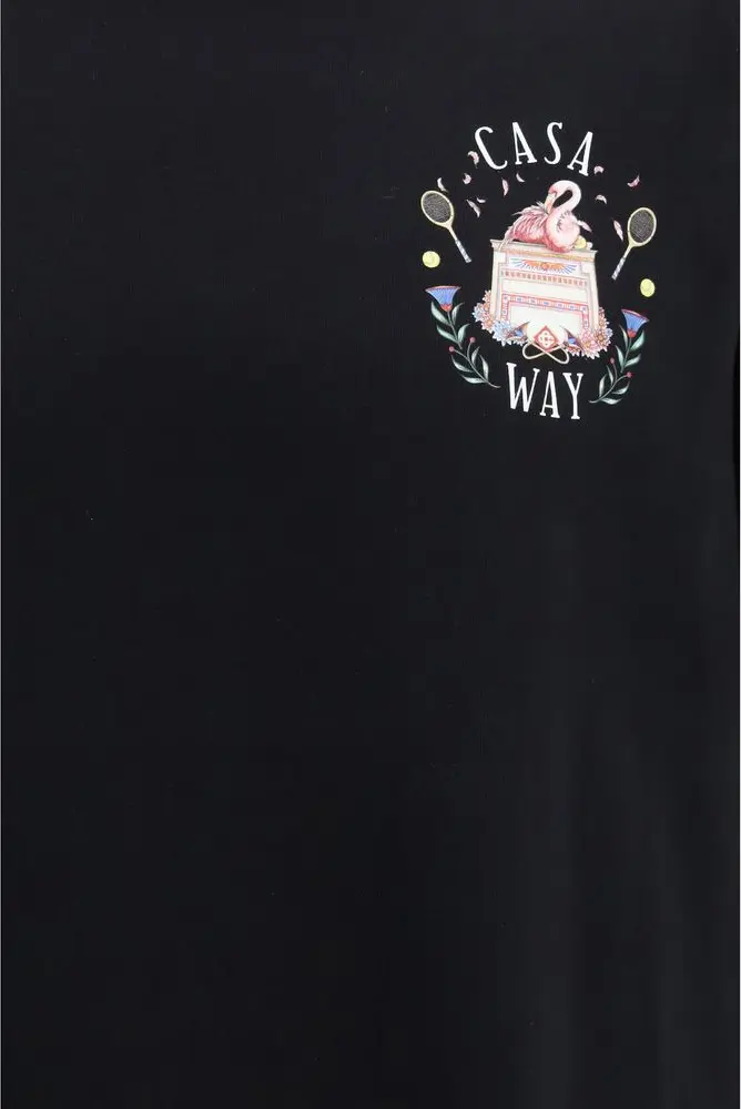 T-shirt Casablanca Black Cotton Sportswear
