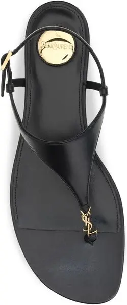 Сандалии на плоской подошве Saint Laurent