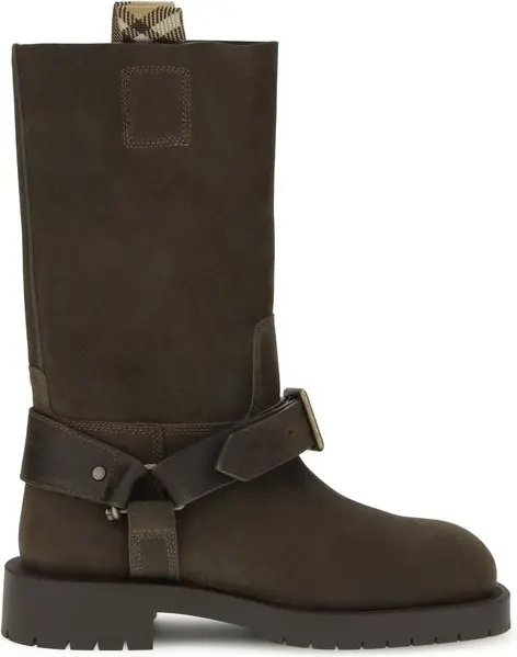 Boots Burberry Brown Calf Leather