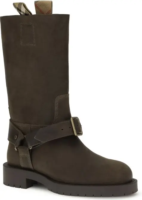 Boots Burberry Brown Calf Leather