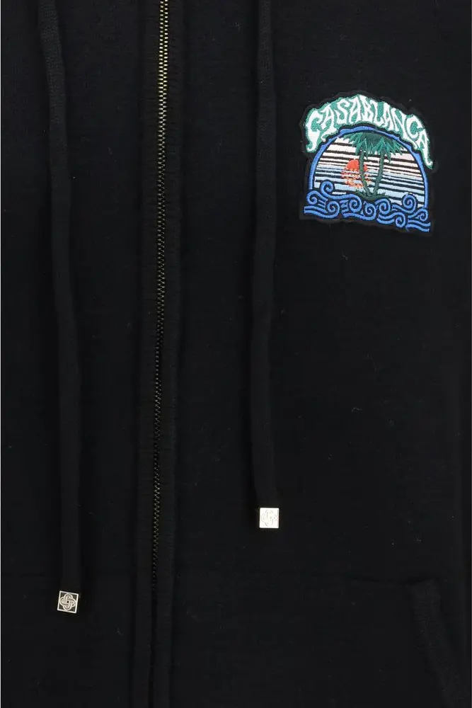 Свитшот Casablanca Black Wool Oves Aries