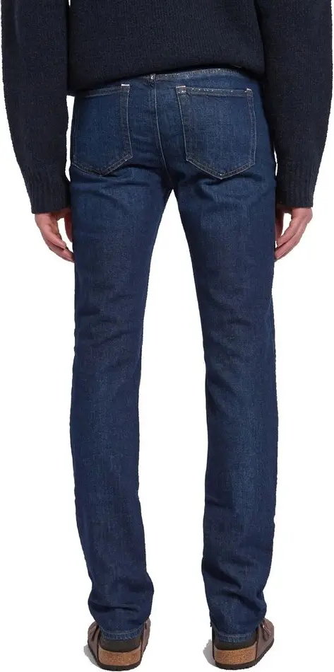 Blue Cotton Skinny Jeans Acne Studios
