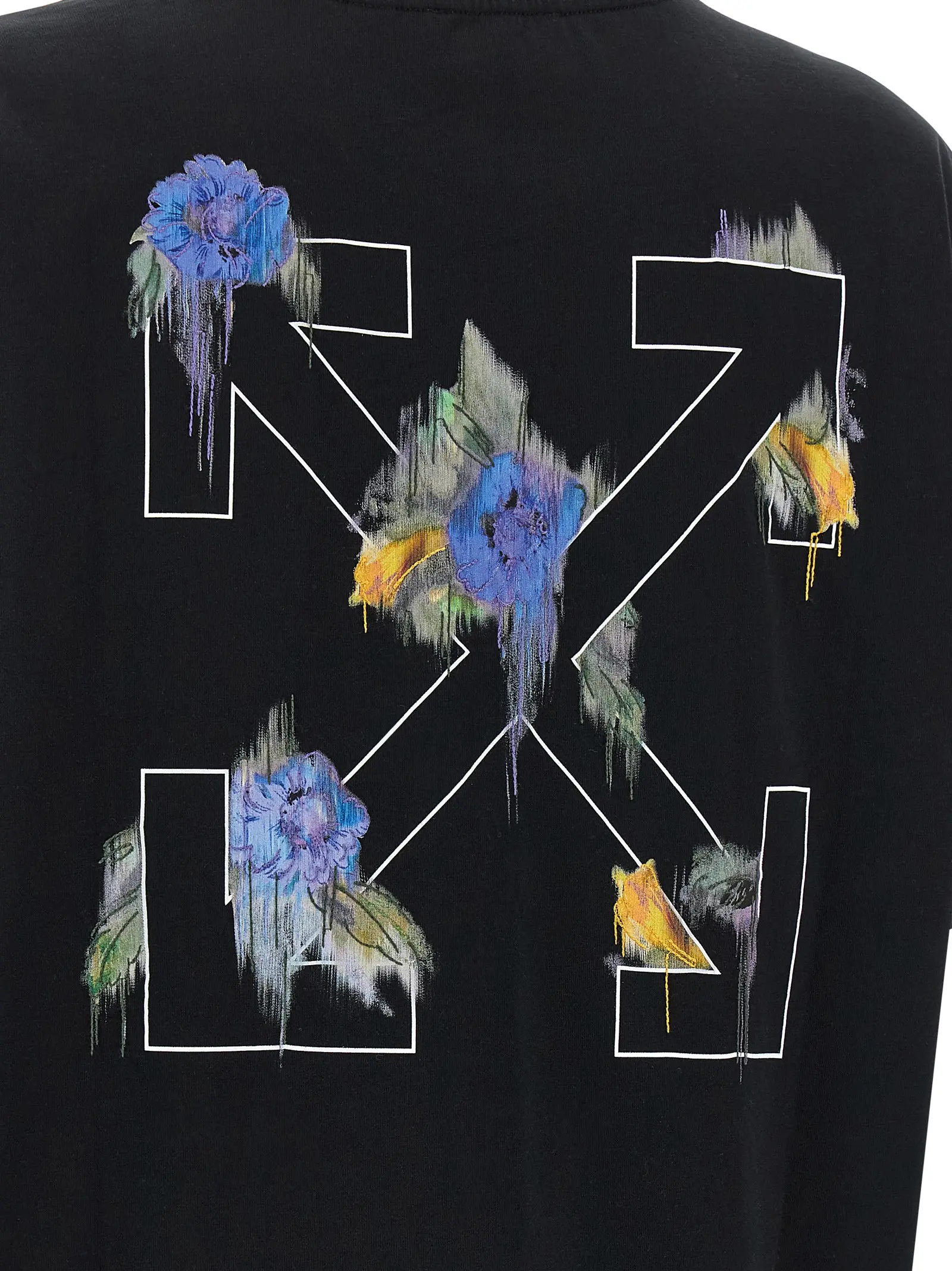 Off-White Arrow Out Flower futbolkasi