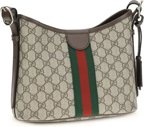 Сумка на плечо Gucci Бежевая Ткань