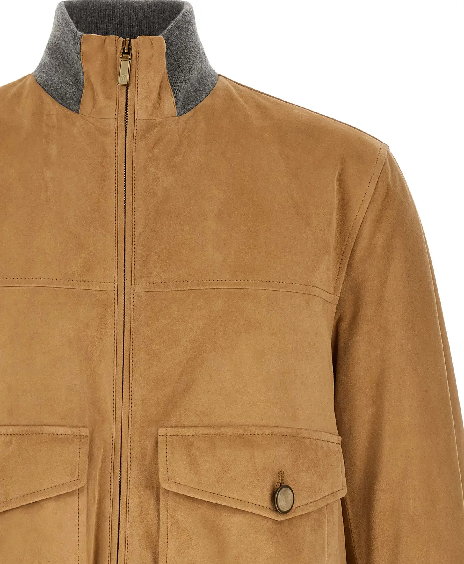 Leather Jacket Brunello Cucinelli