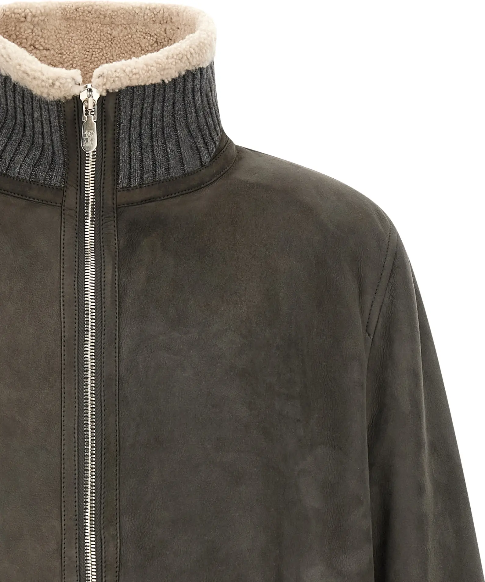 Leather Jacket Brunello Cucinelli