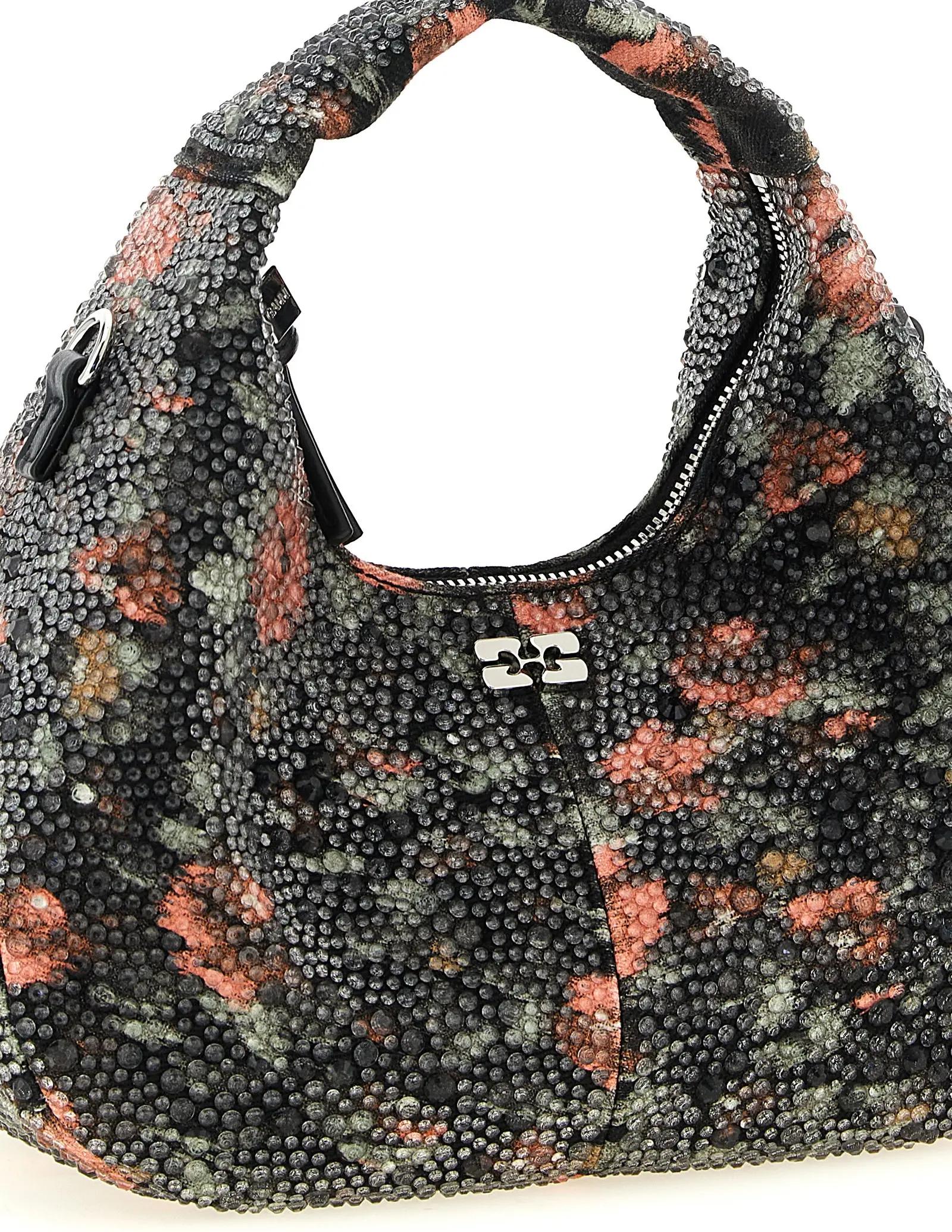 Handbag GANNI Hobo Mini Flowers