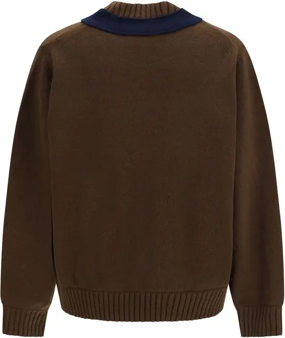 Sweatshirt Sacai Brown Wool Oves Aries