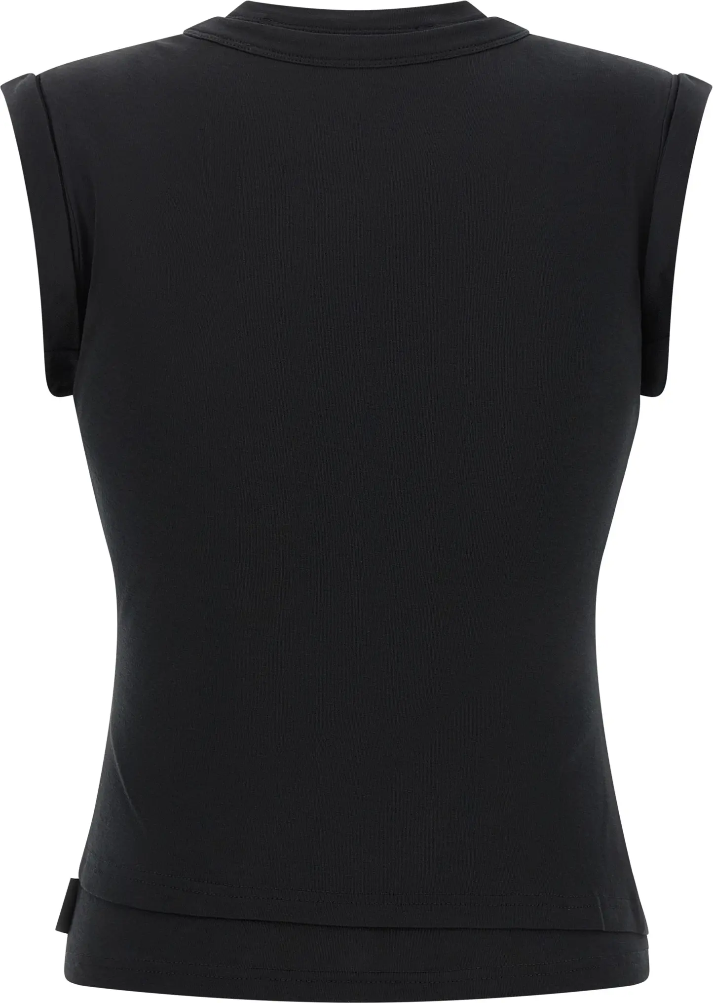 Футболка без рукавов Alexander Wang Twisted Bust Layered Tank