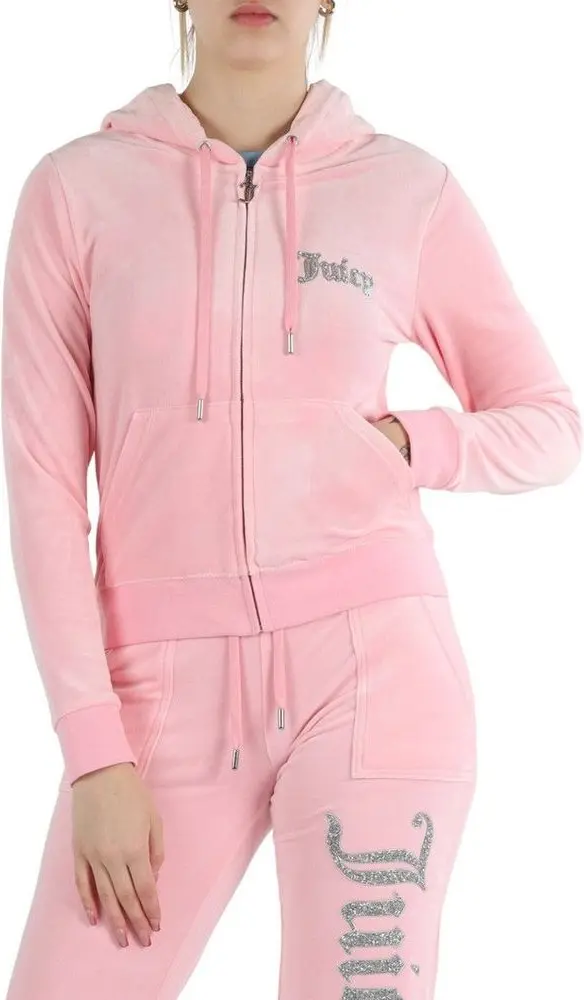 Pink Polyester Sweatshirt Juicy Couture