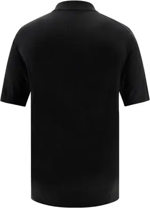 Polo Shirt Prada Black Wool Oves Aries