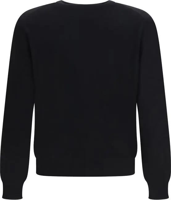 Sweater Versace Black Cashmere