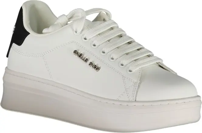 Sneaker Gaëlle Paris Bianco Poliuretano