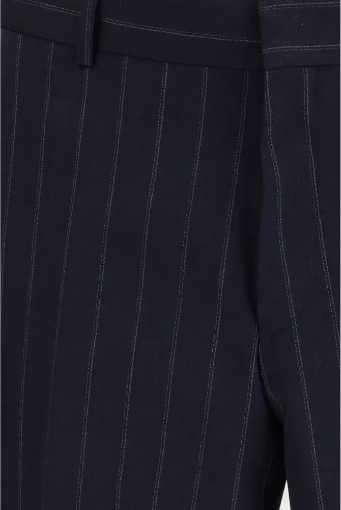 Костюм-двойка Hugo Boss из синей шерсти Oves Aries