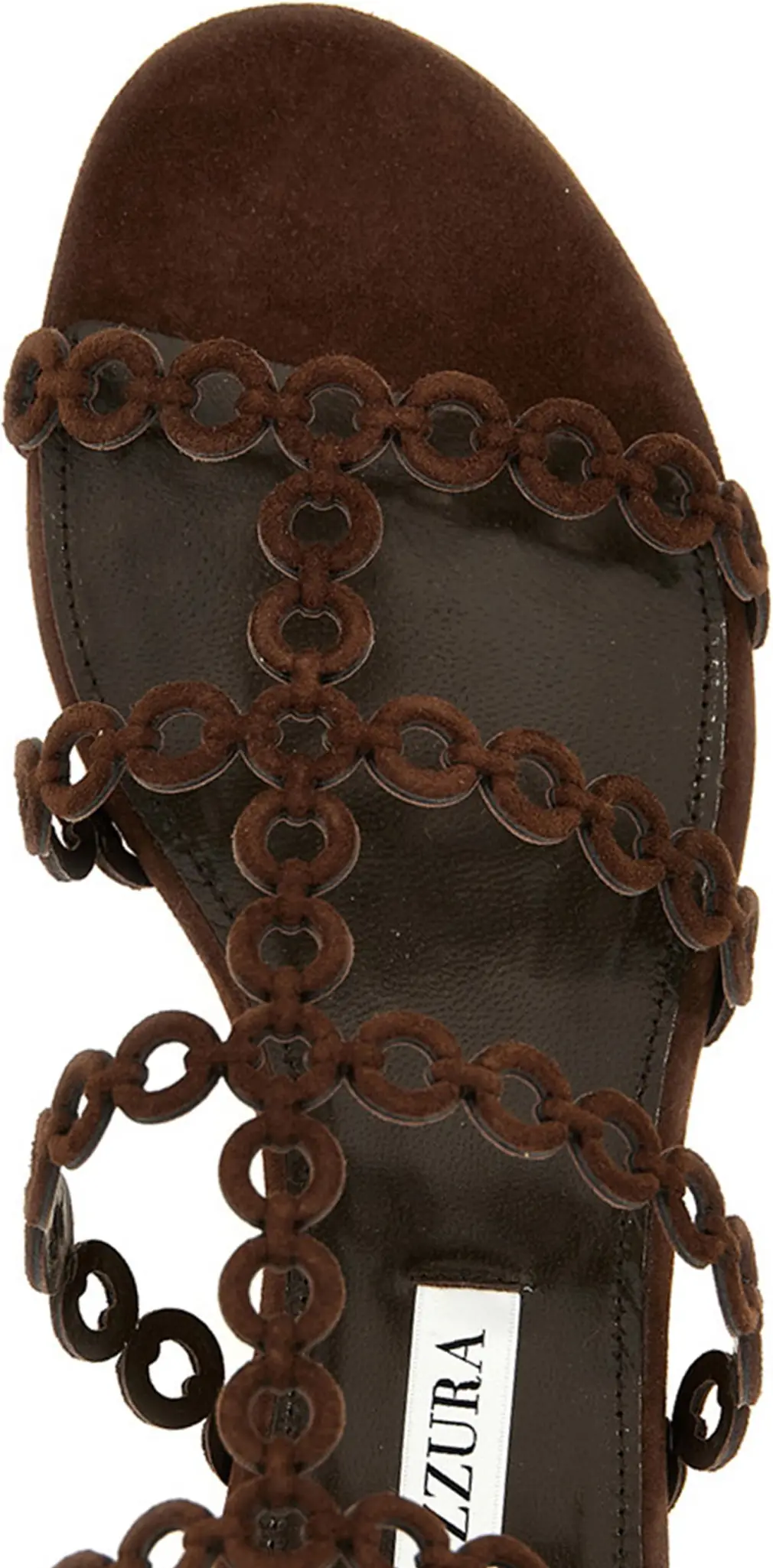 Сандалии на плоской подошве Aquazzura Infinity Chain