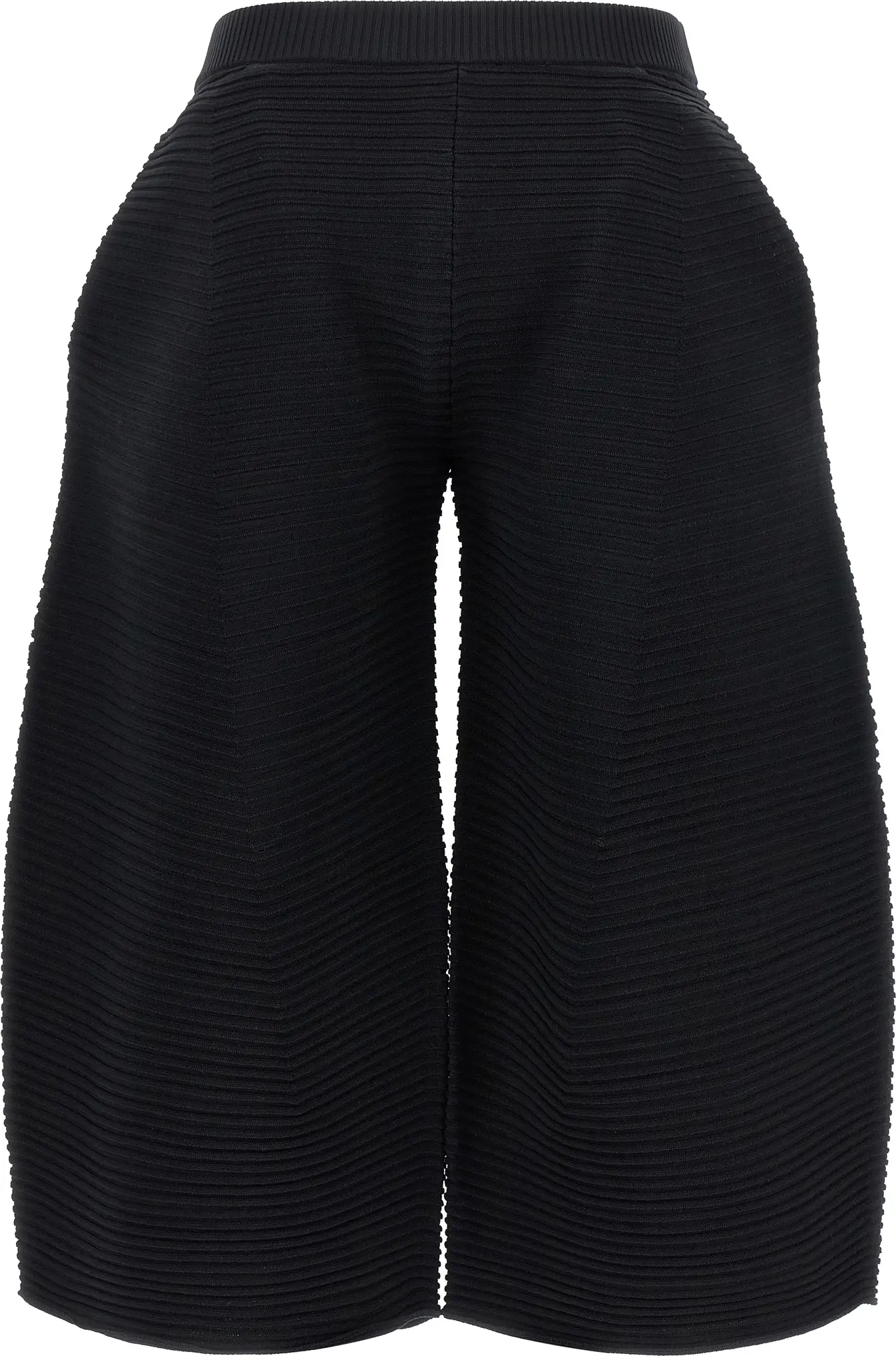Укороченные брюки Issey Miyake из плиссированного трикотажа