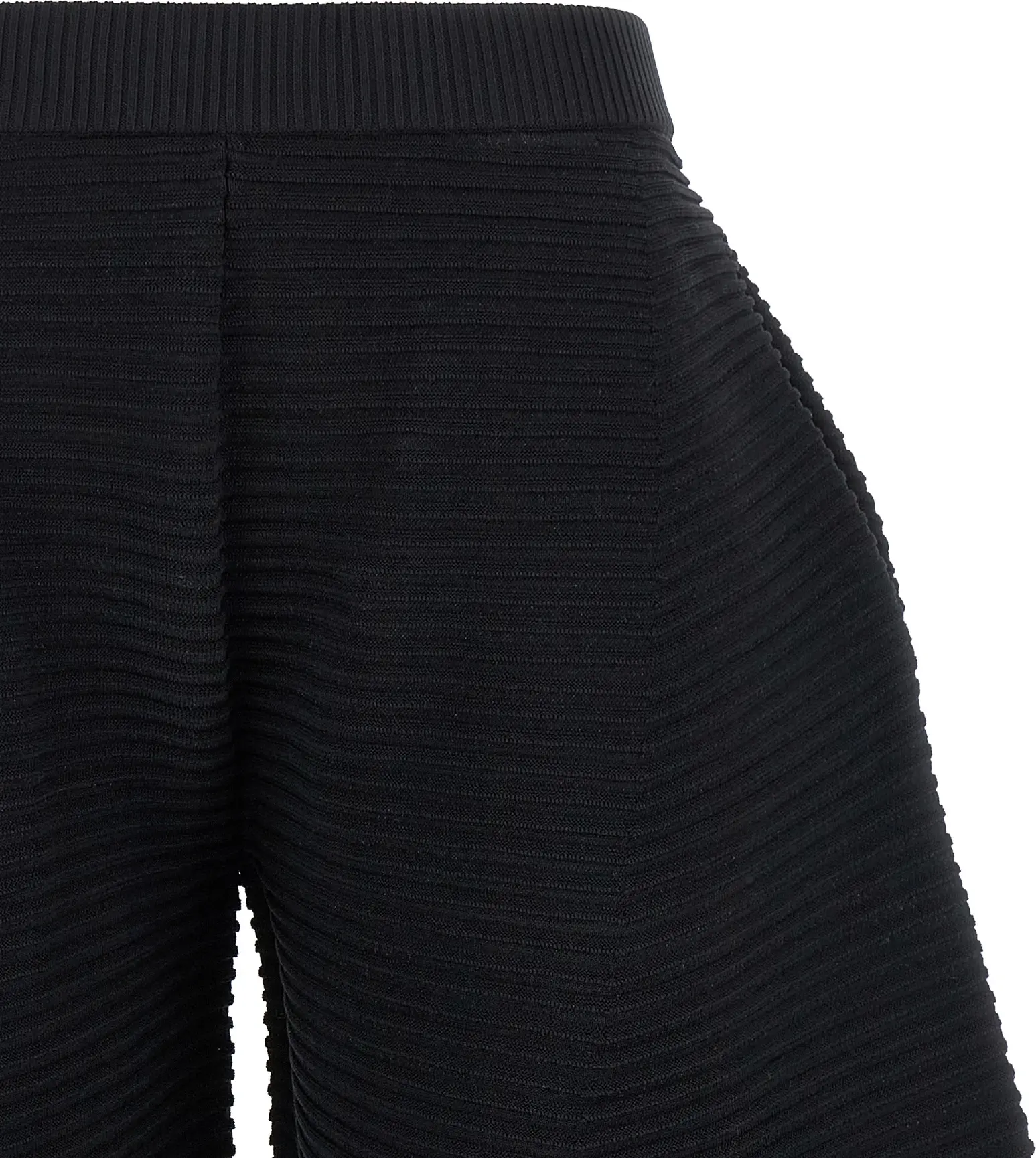 Укороченные брюки Issey Miyake из плиссированного трикотажа