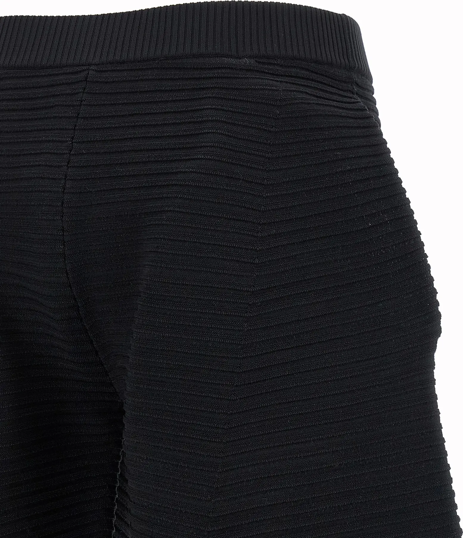 Укороченные брюки Issey Miyake из плиссированного трикотажа